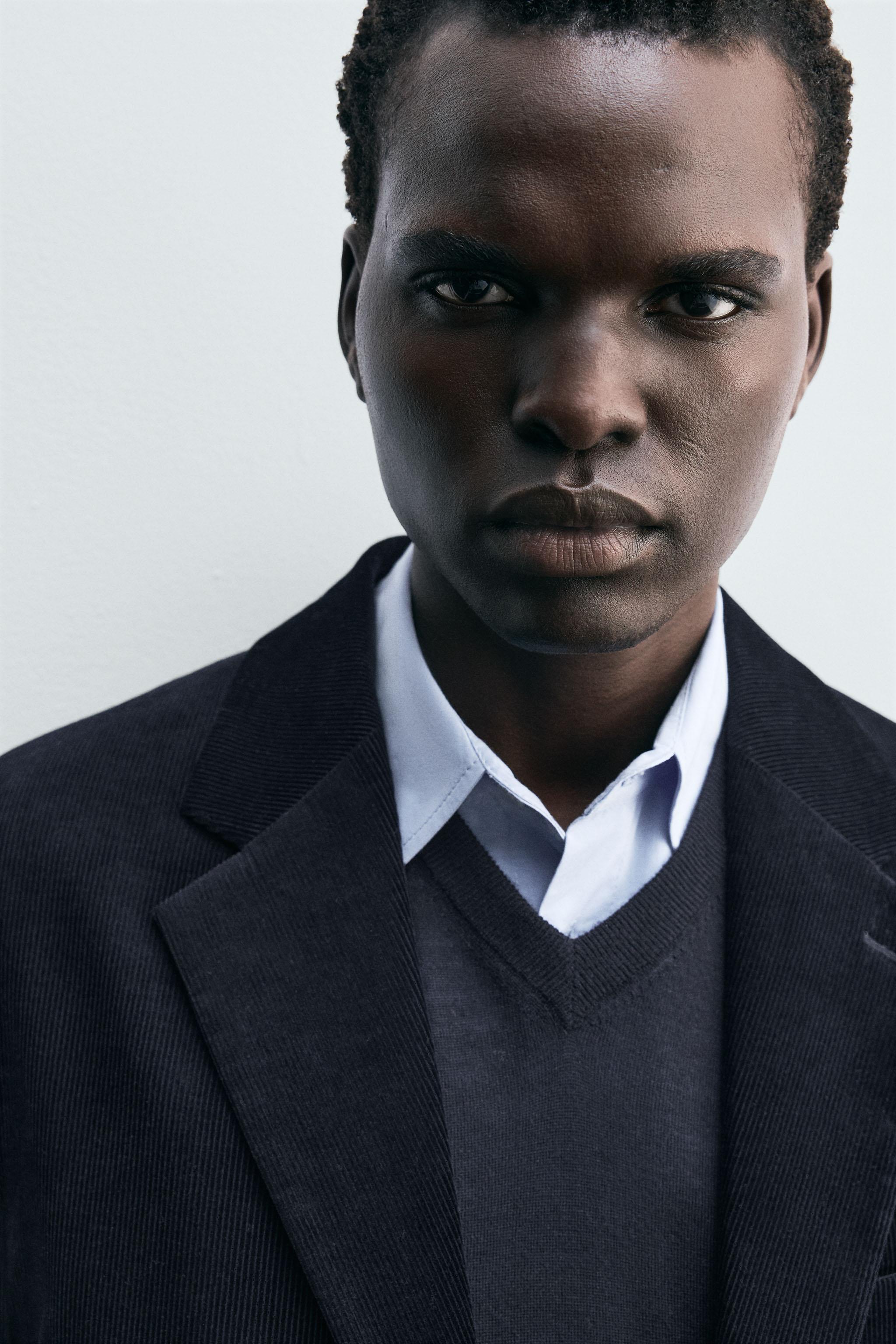 VESTE DE COSTUME EN VELOURS CÔTELÉ